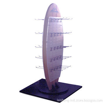 Display Rack with Laser Holes, Customized Sizes, Colors and Structures are Accepted